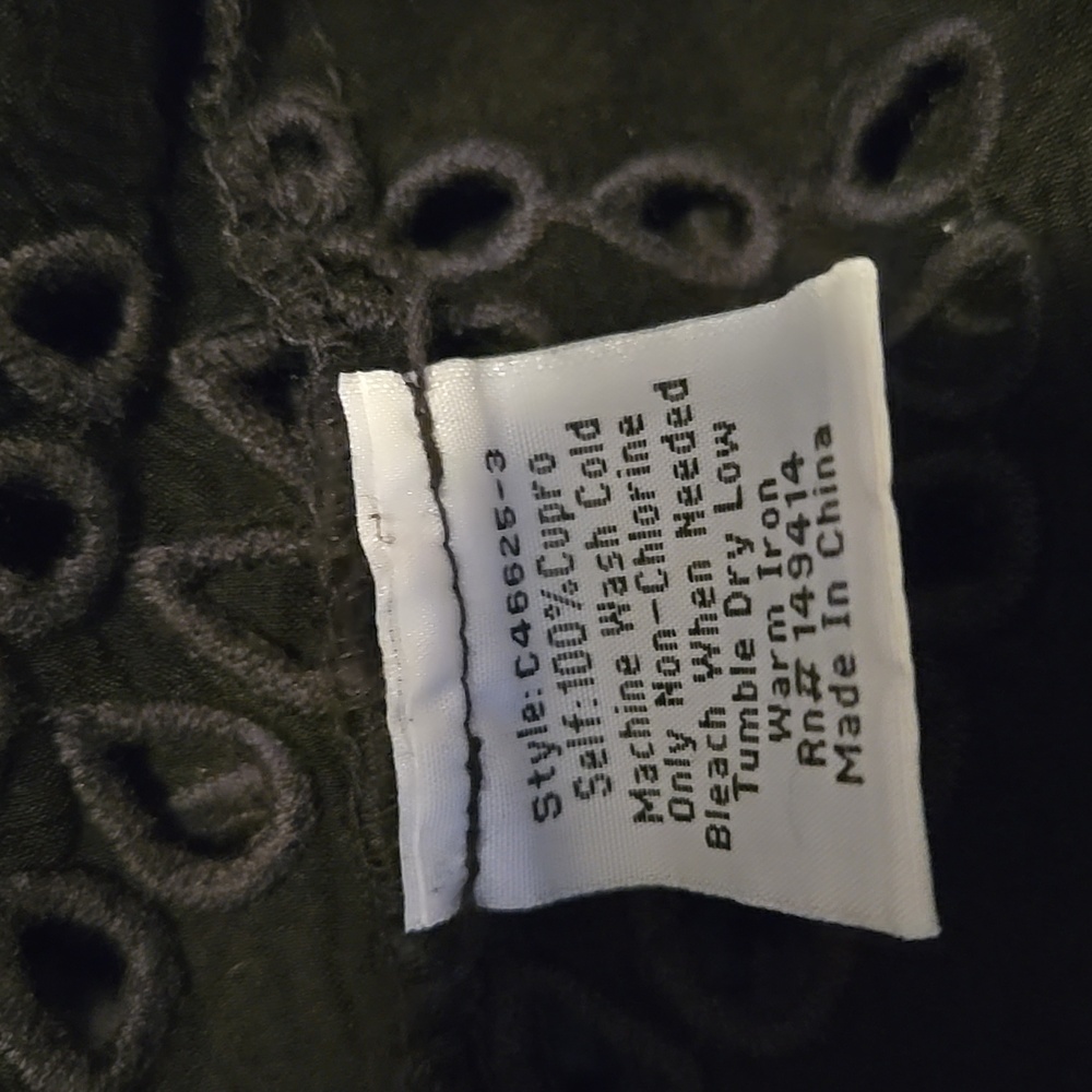 Johnny Was Black Elijah Kimono Bohemian Chic - Picture 7 of 7